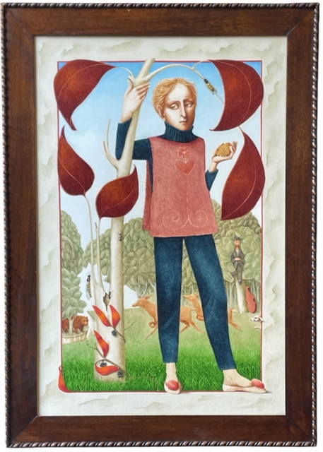 645 Barry Castle 1935-2006 - Searching for Honey - Signed and Dated