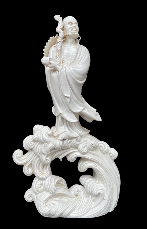 100 Chinese - Blanc de Chine - Chen Mingliang Born 1963 Sculpture Dehua - Image 2