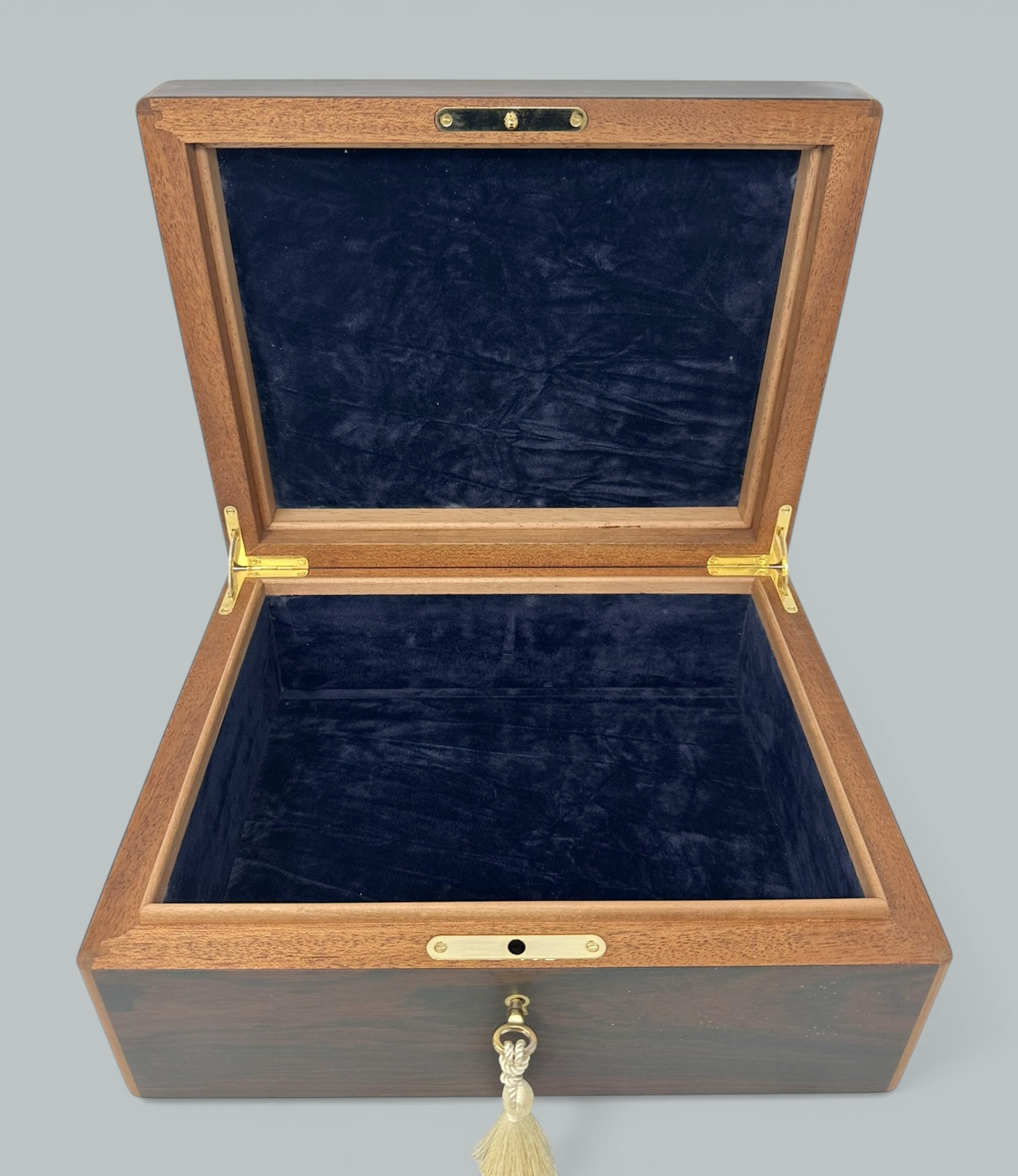 523 Rosewood Vintage Handmade Jewelry Casket Box Manning of Ireland Irish New - Image 5