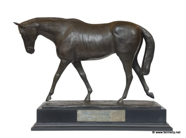 524 Superb Bronze Sculpture of Tiger Roll - The Peoples Horse - Paul Ferriter