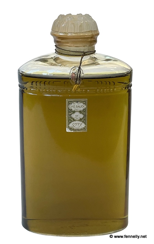 594 Very Rare - Coty France - Rene Lalique Perfume Bottle with Original Contents Circa 1925