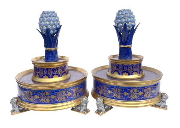 788 Superb Pair French Table Centre Pieces Circa 1880