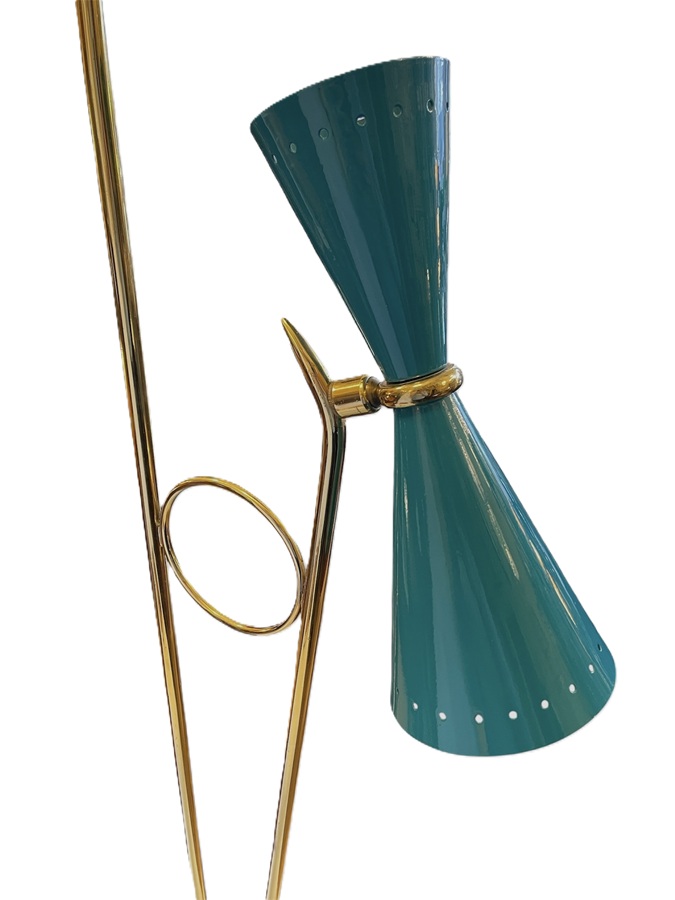 M010 Superb Quality Italian Floor Lamp - 1950's - Sourced Italy - Image 8