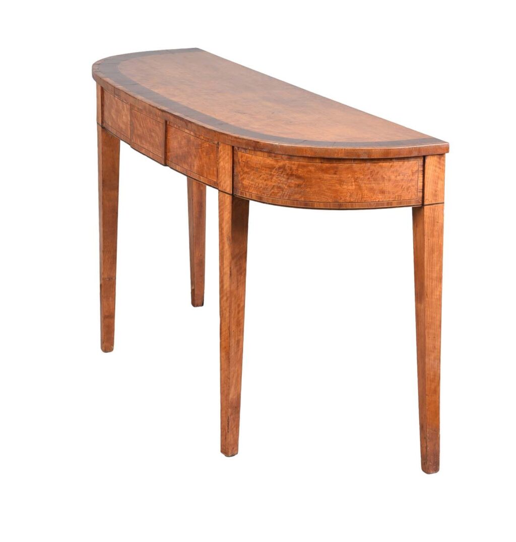 538 Georgian Satinwood Console Table - Circa 1820