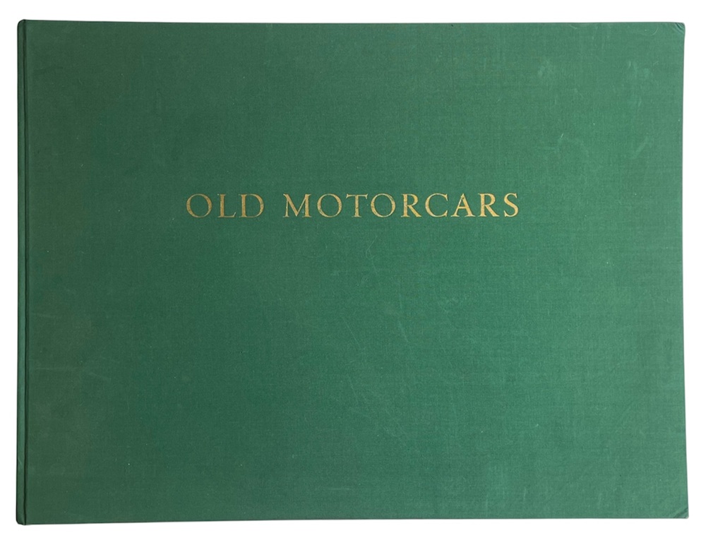 056 Rare Complete Book - Old Motorcars Veteran and Vintage - Philip Lawton Sumner with 24 Lithographs from paintings by Hans Muth
