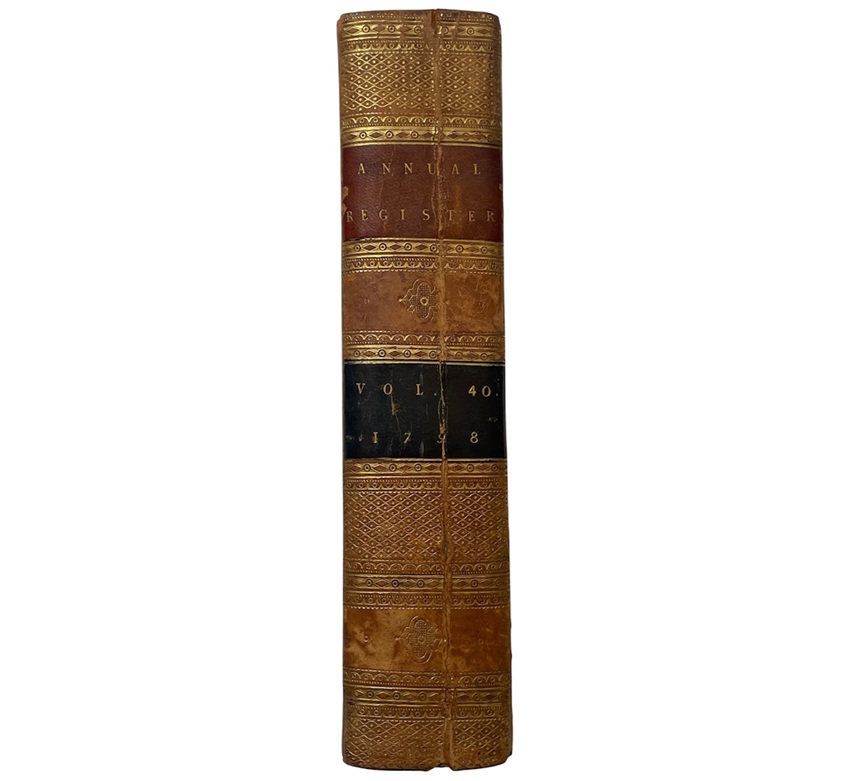 M064 Rare - Annual Register History Politics and Literature 1798 - Original - Published 1800 - A foundational contemporary chronicle of a highly turbulent year in world history. - Image 2