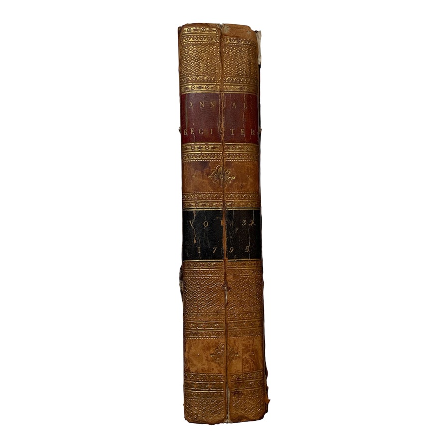 M158 Rare – Annual Register History Politics and Literature 1795 – Original – Published 1800 – A foundational contemporary chronicle of a highly turbulent year in world history. - Image 3