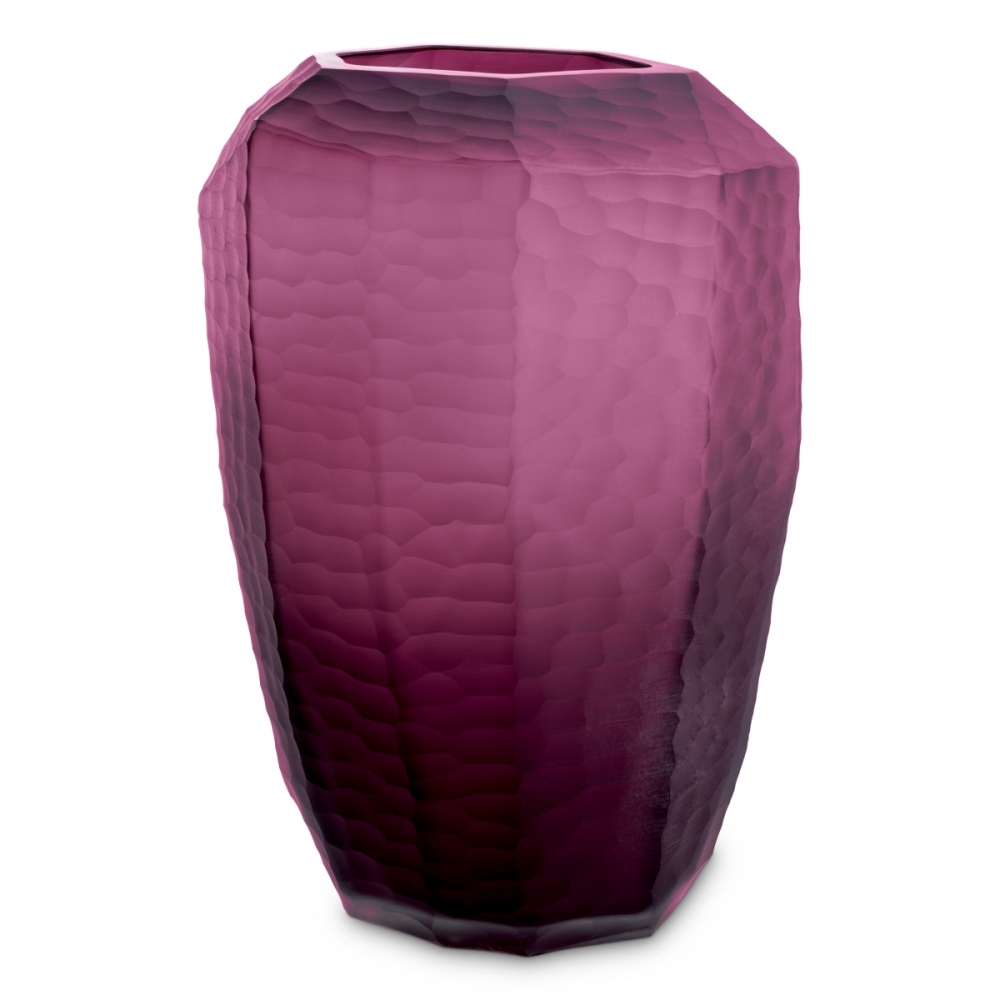 M074 Pair of Larisa Vases - Very Large - Light Purple - Modern Design - Create a sense of drama and scale in your home - Image 2