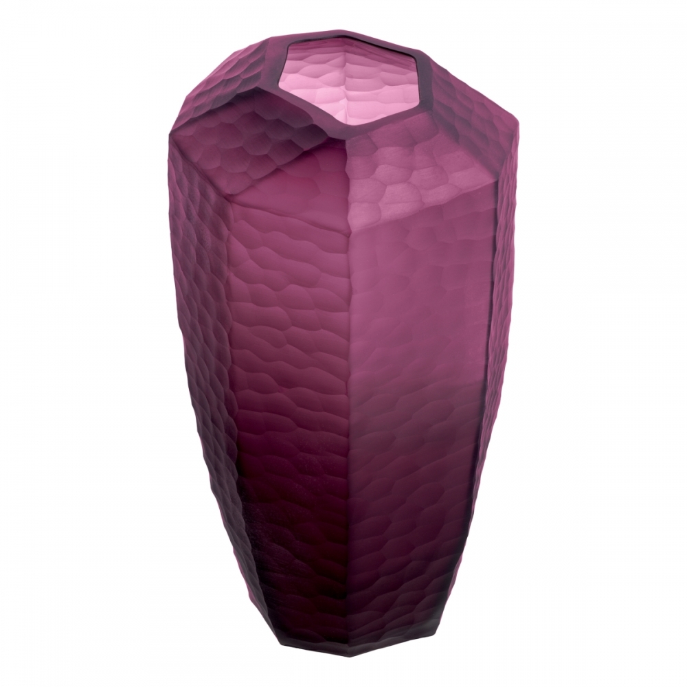 M074 Pair of Larisa Vases - Very Large - Light Purple - Modern Design - Create a sense of drama and scale in your home - Image 5