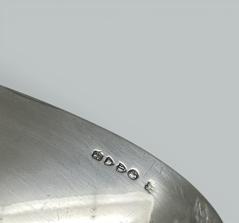 779 Antique English Sterling Silver Brick Layers Trowel Bone Handle Martin Hall 1877 - Image 5