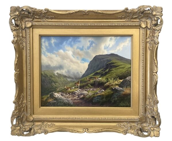 040 Daniel Van der Putten - Glena Mountain -  Co. Kerry Ireland - Oil on Board
