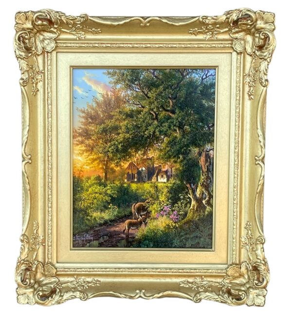 868 Daniel Van der Putten – Hore Abbey, Cashel, Tipperary – Oil Painting on Panel