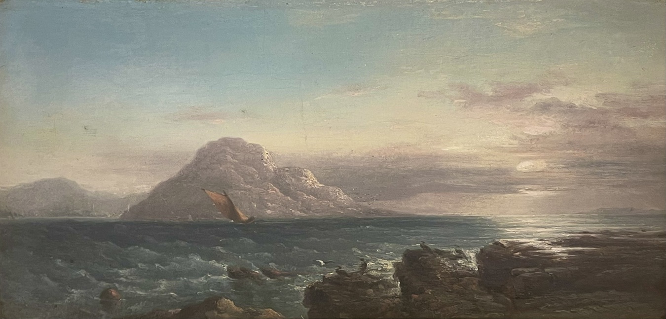 878 Early 19th Century Oil on Canvas - Mark Butts - Oil on Canvas - Marine Scene - Image 4