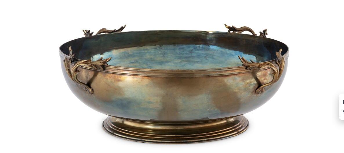 M039 Champagne Cooler Prestige XXL vintage brass finish - Very Large - Image 8