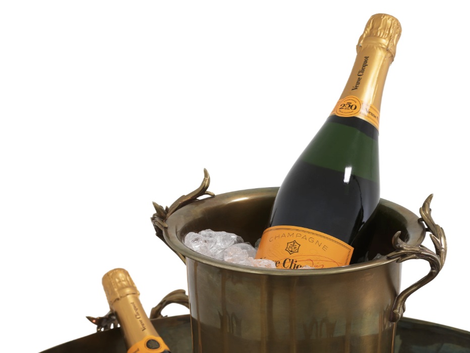 M039 Champagne Cooler Prestige XXL vintage brass finish - Very Large - Image 3