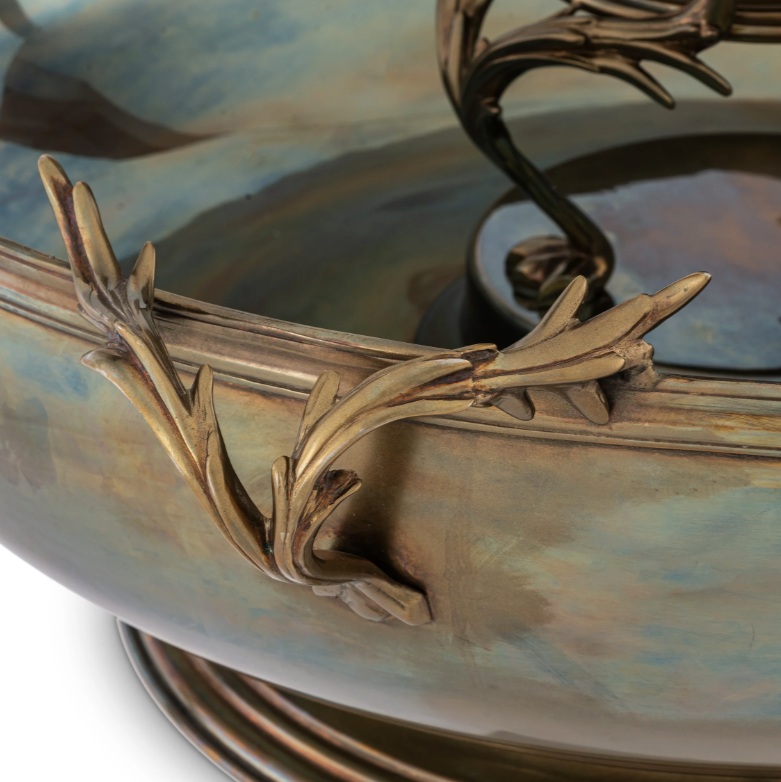M039 Champagne Cooler Prestige XXL vintage brass finish - Very Large - Image 4