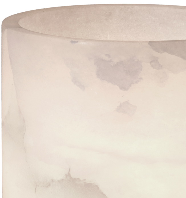 M201 Table Lamp Fraser - Alabaster and Bronze Finish - Mid Century - Image 6